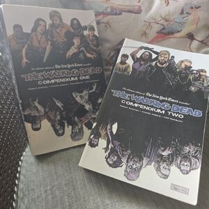 The Walking Dead Compendium One & Two - Graphic Novel Sets in Black & Cream